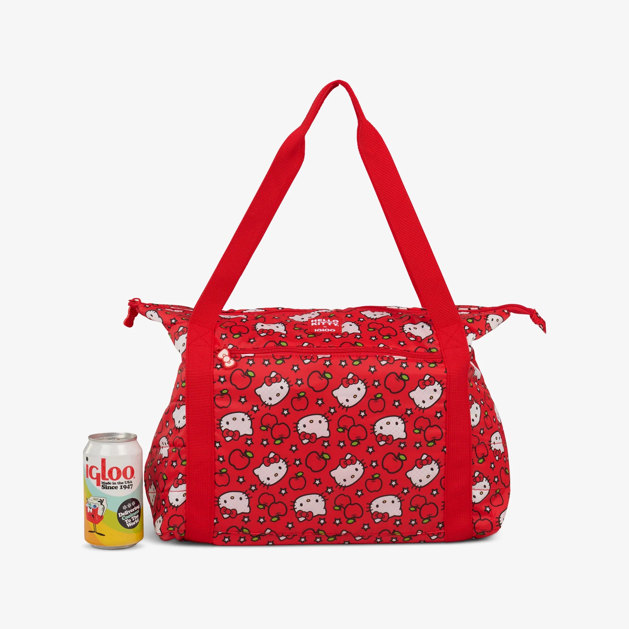 Igloo Camping Cooler Hello Kitty Red Apples Packable Puffer 20-Can Cooler Bag - Image 5