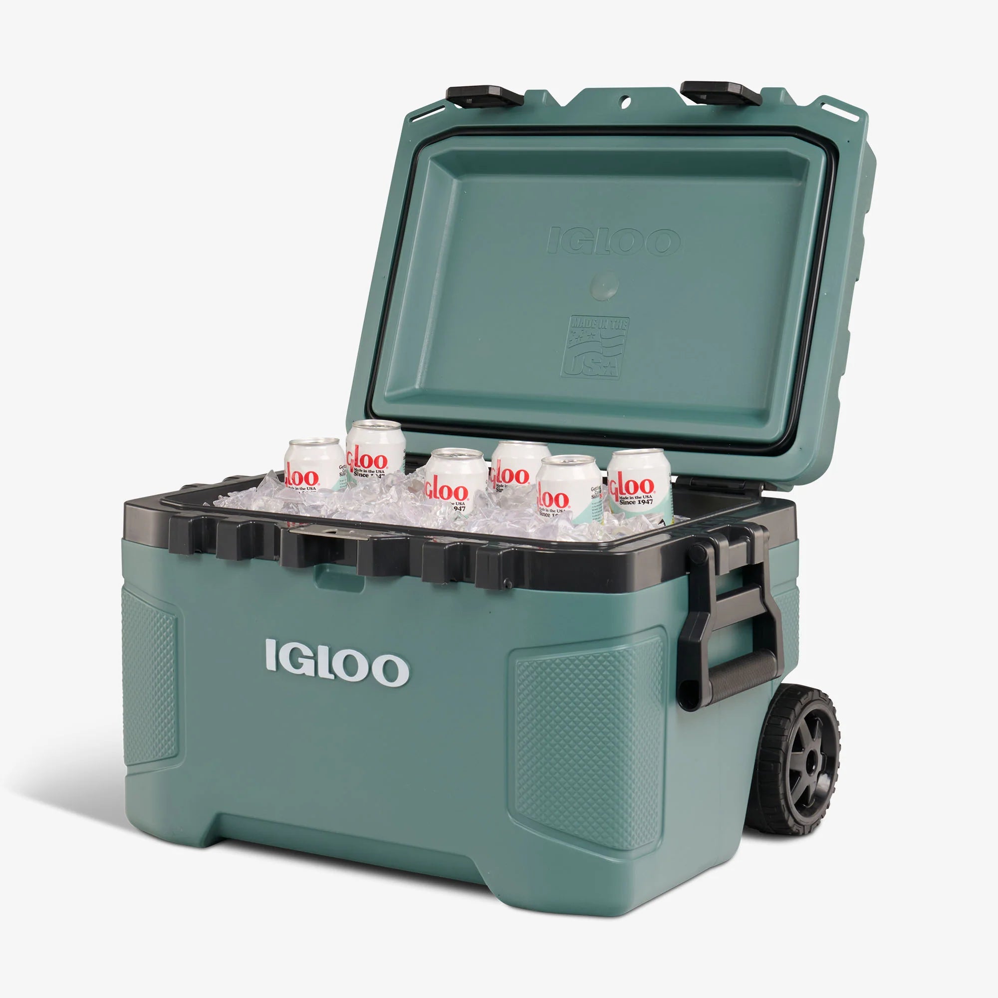 Igloo Camping Cooler Trailmate 52 Qt Roller Cooler - Image 20