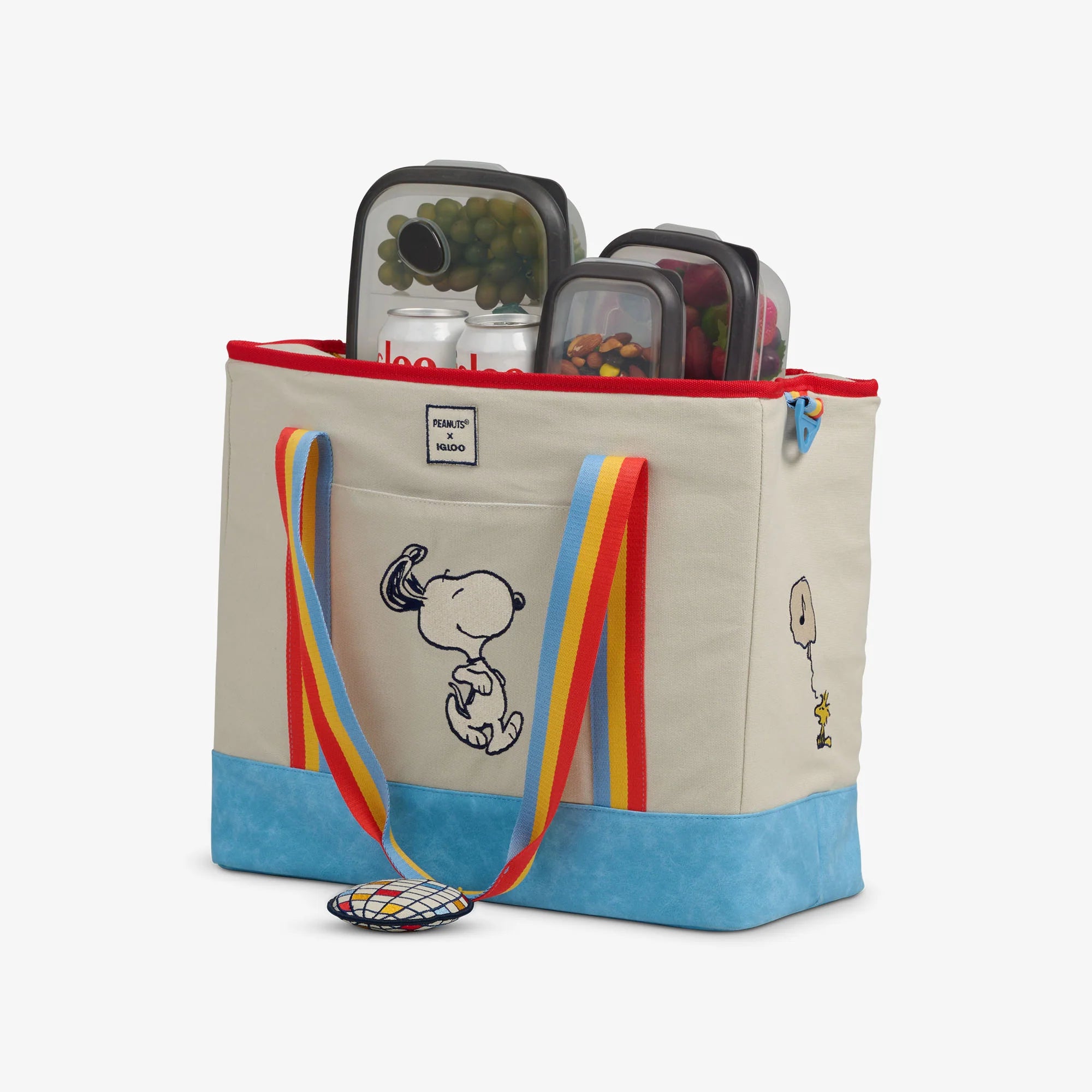 Igloo Camping Cooler Snoopy Disco Party Dual Compartment Tote Cooler Bag - Image 3