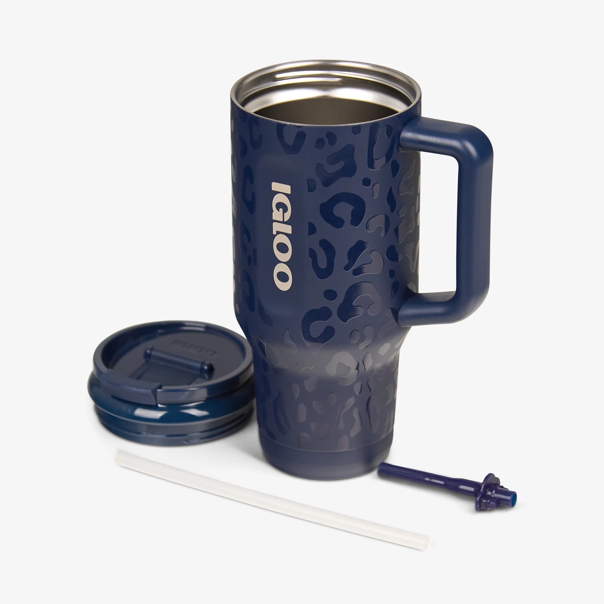 Igloo Camping Cooler NFL 32 Oz Leopard Flip n Sip Travel Mug - Image 46