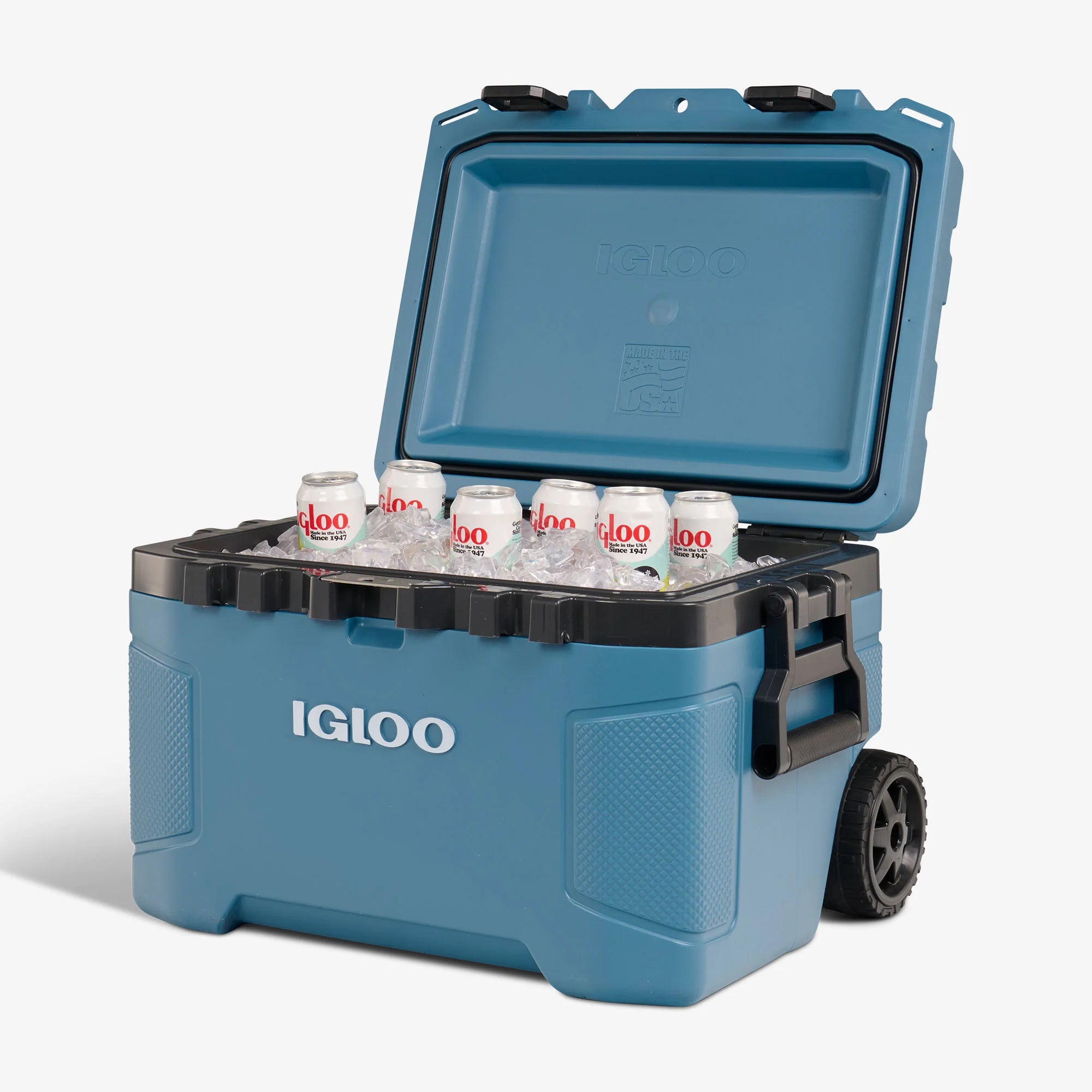 Igloo Camping Cooler Trailmate 52 Qt Roller Cooler - Image 32