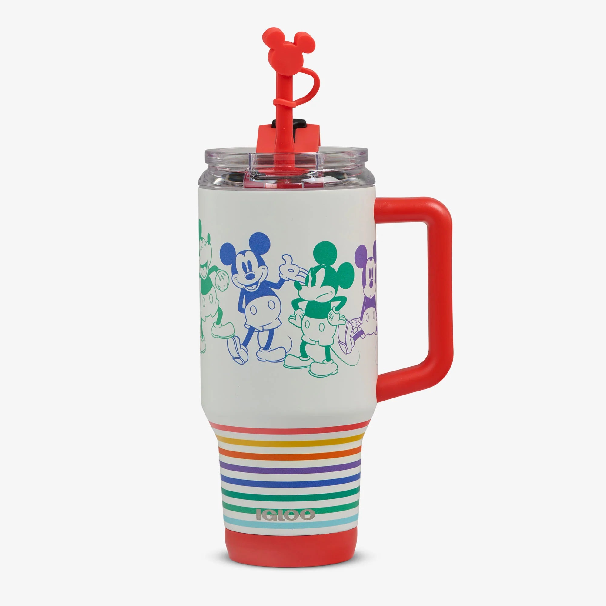 Igloo Camping Cooler Disney Mickey Mouse Stripe 32 Oz Travel Mug