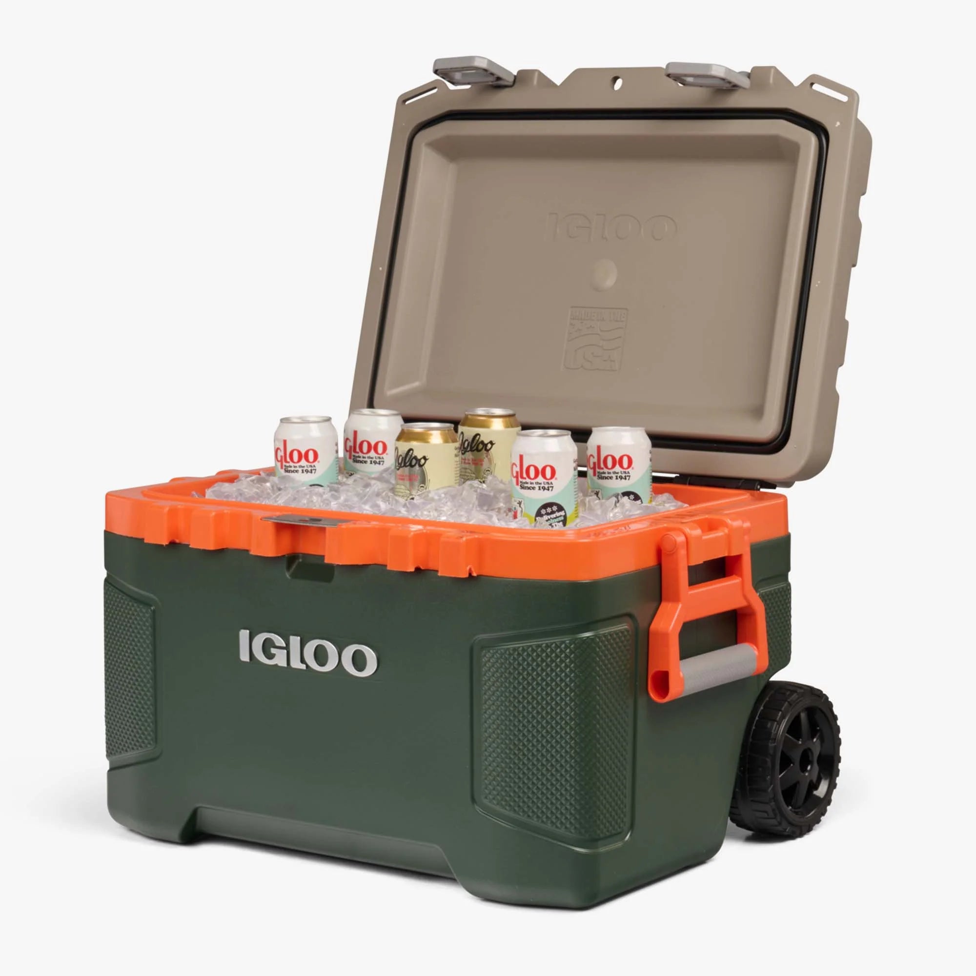 Igloo Camping Cooler Trailmate 52 Qt Roller Cooler - Image 38