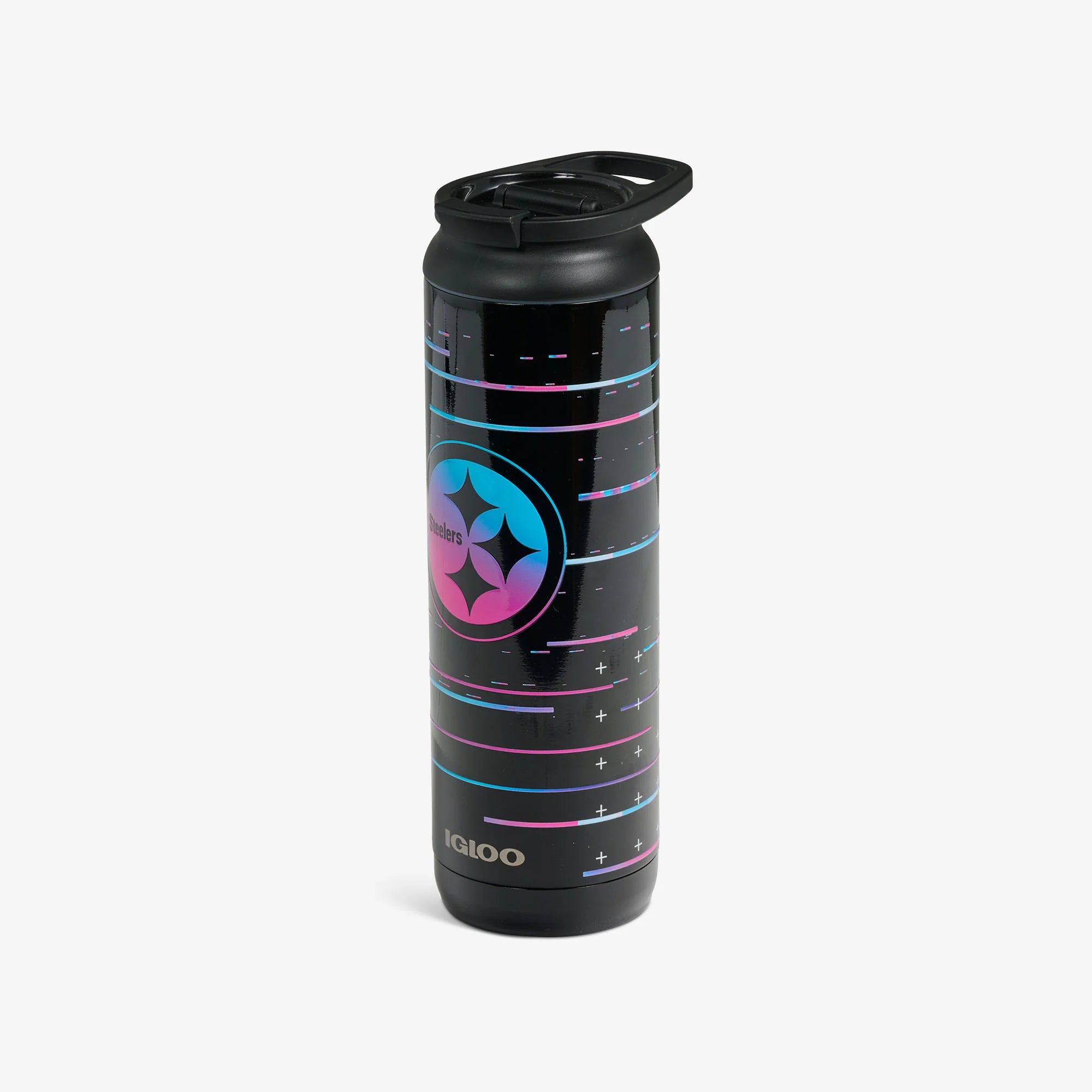 Igloo Camping Cooler NFL Neon Pittsburgh Steelers 20 Oz Flip n Sip Tumbler - Image 6