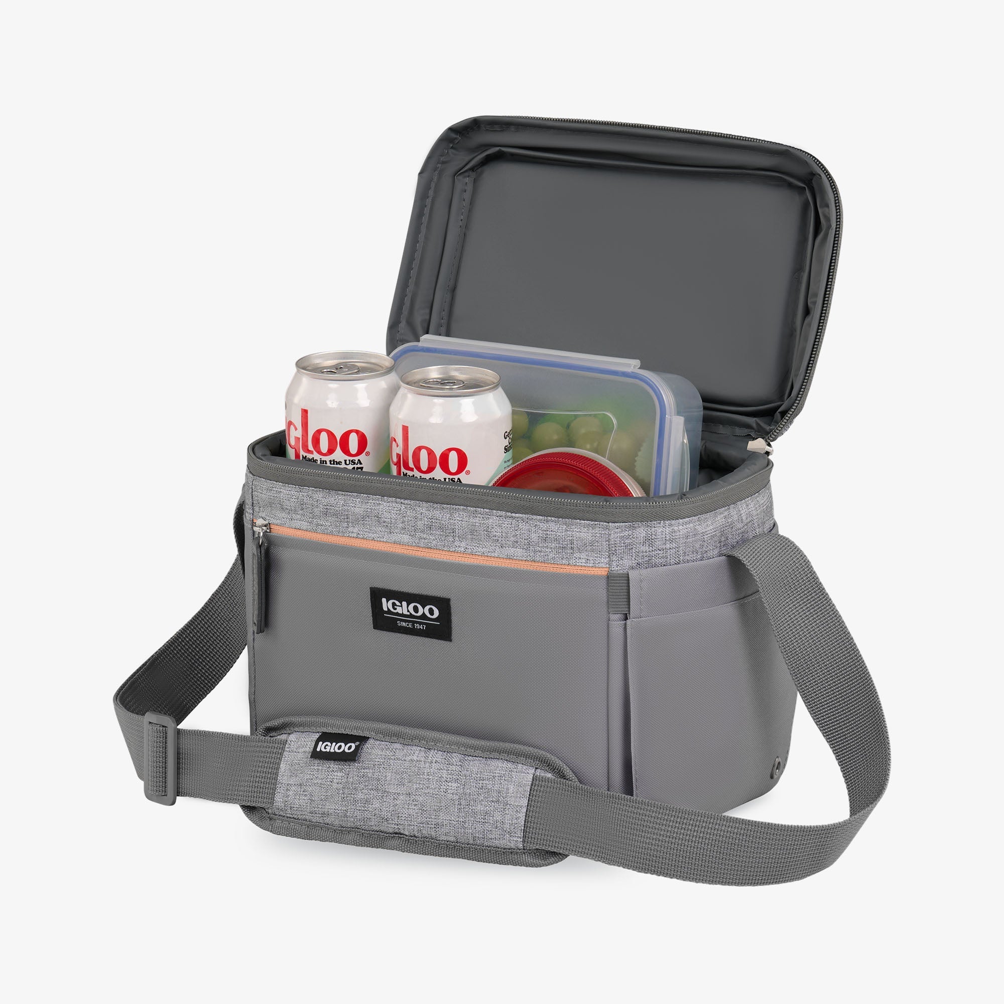 Igloo Camping Cooler Everyday Lunch Rounded Cube Cooler Bag - Image 4