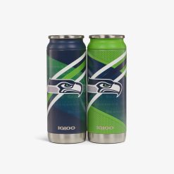 Igloo Camping Cooler Seattle Seahawks Home & Away 16 Oz Can 2-Pack