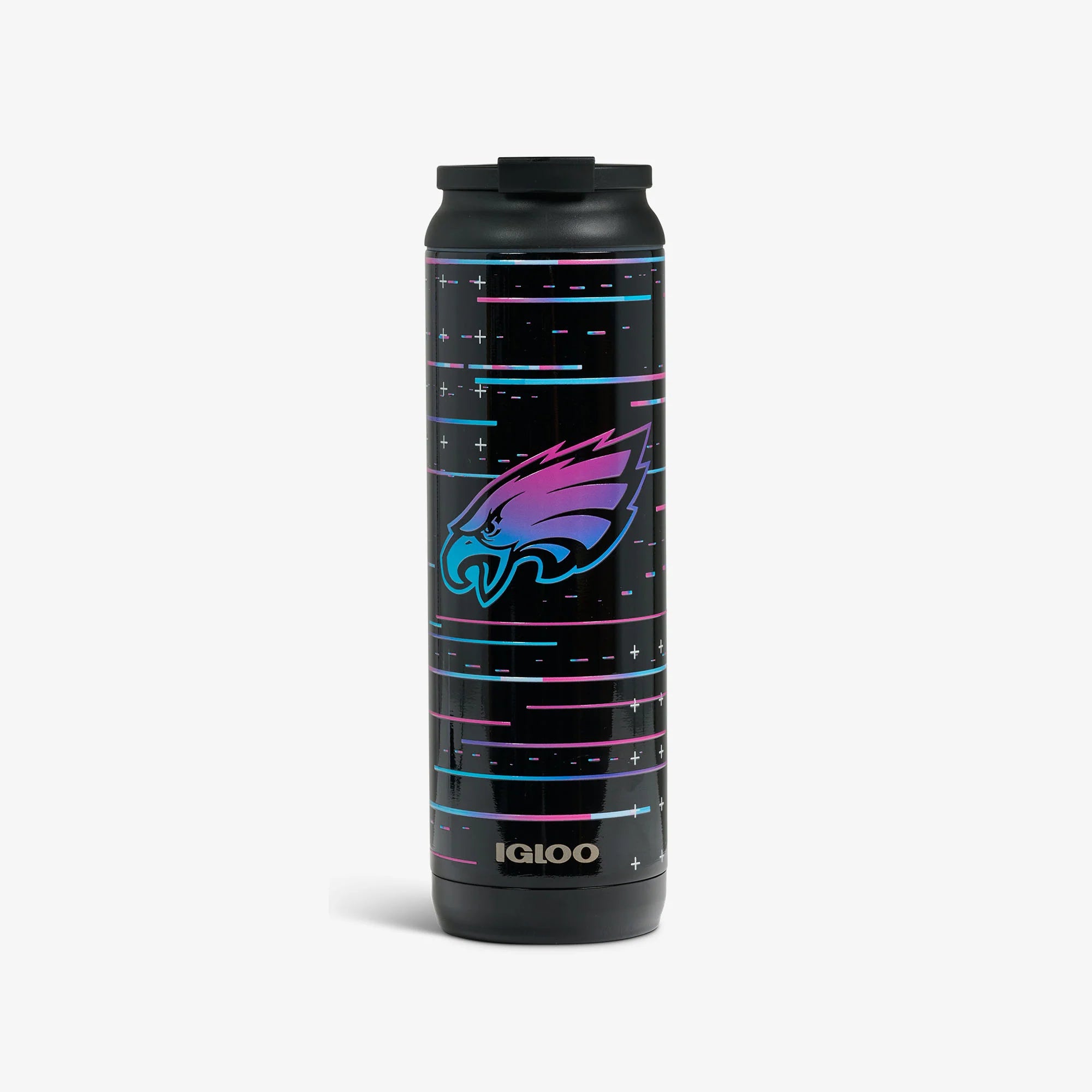 Igloo Camping Cooler NFL Neon Philadelphia Eagles 20 Oz Flip n Sip Tumbler