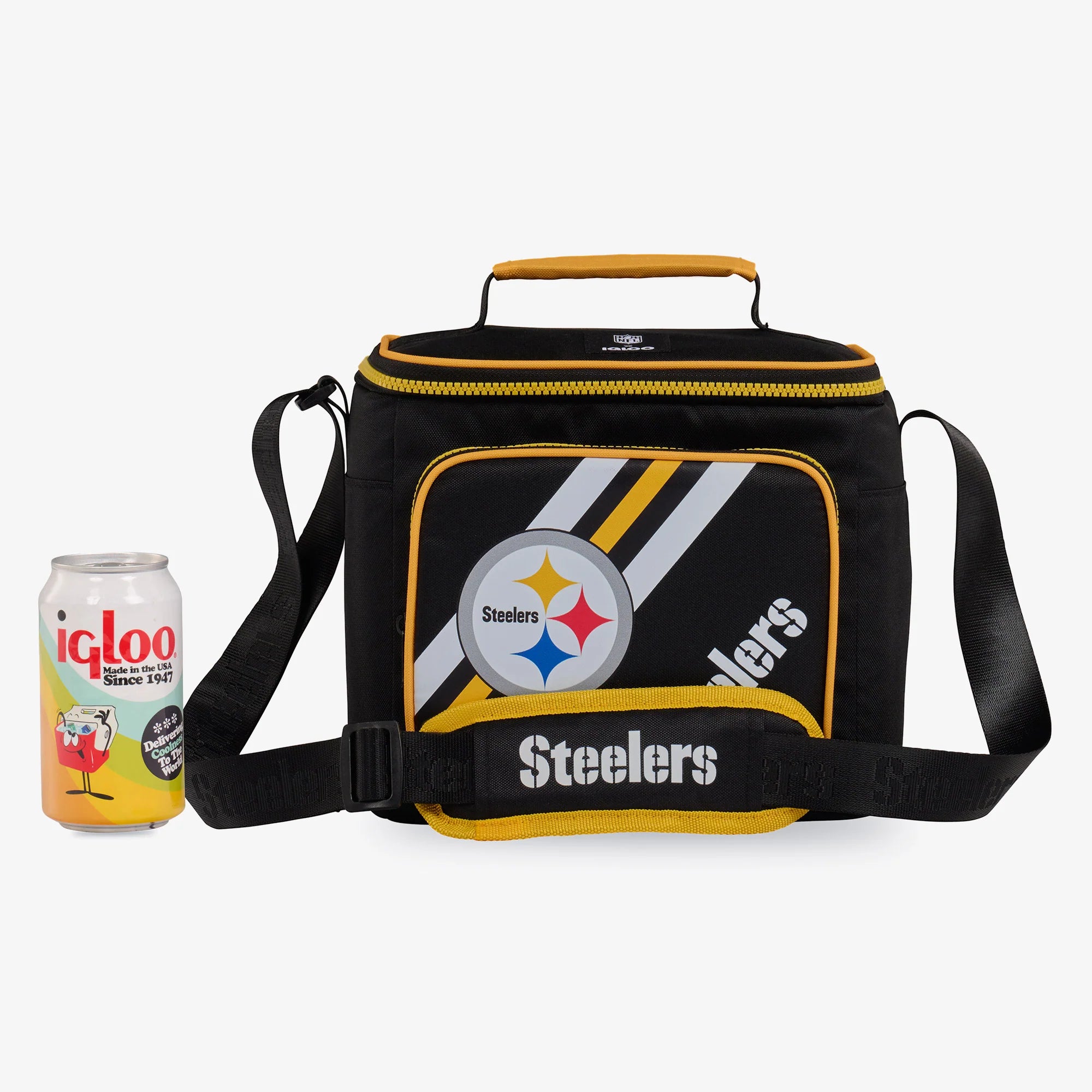 Igloo Camping Cooler Pittsburgh Steelers Square Lunch Cooler Bag - Image 5