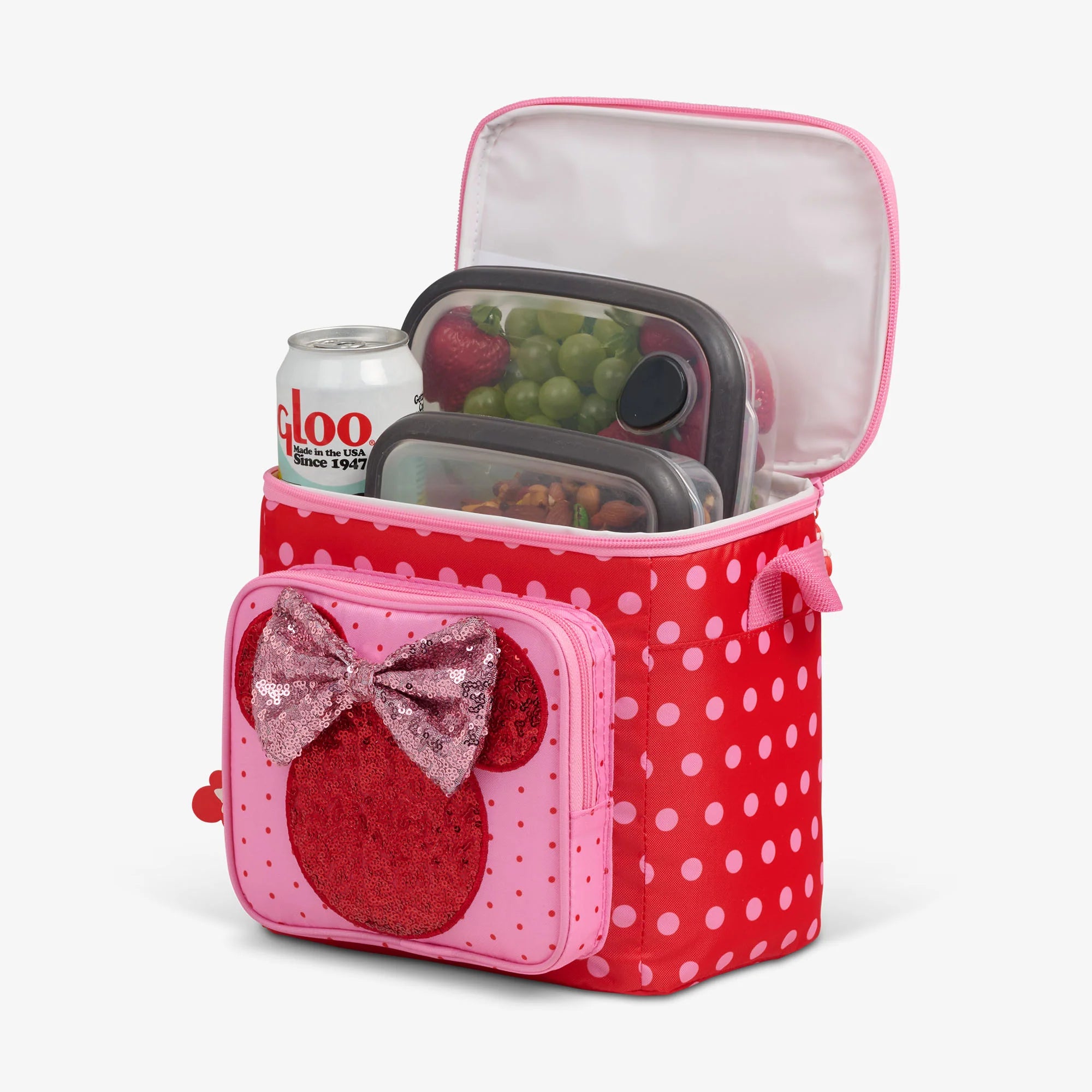 Igloo Camping Cooler Disney Minnie Mouse Polka Dots Square Lunch Cooler Bag - Image 3