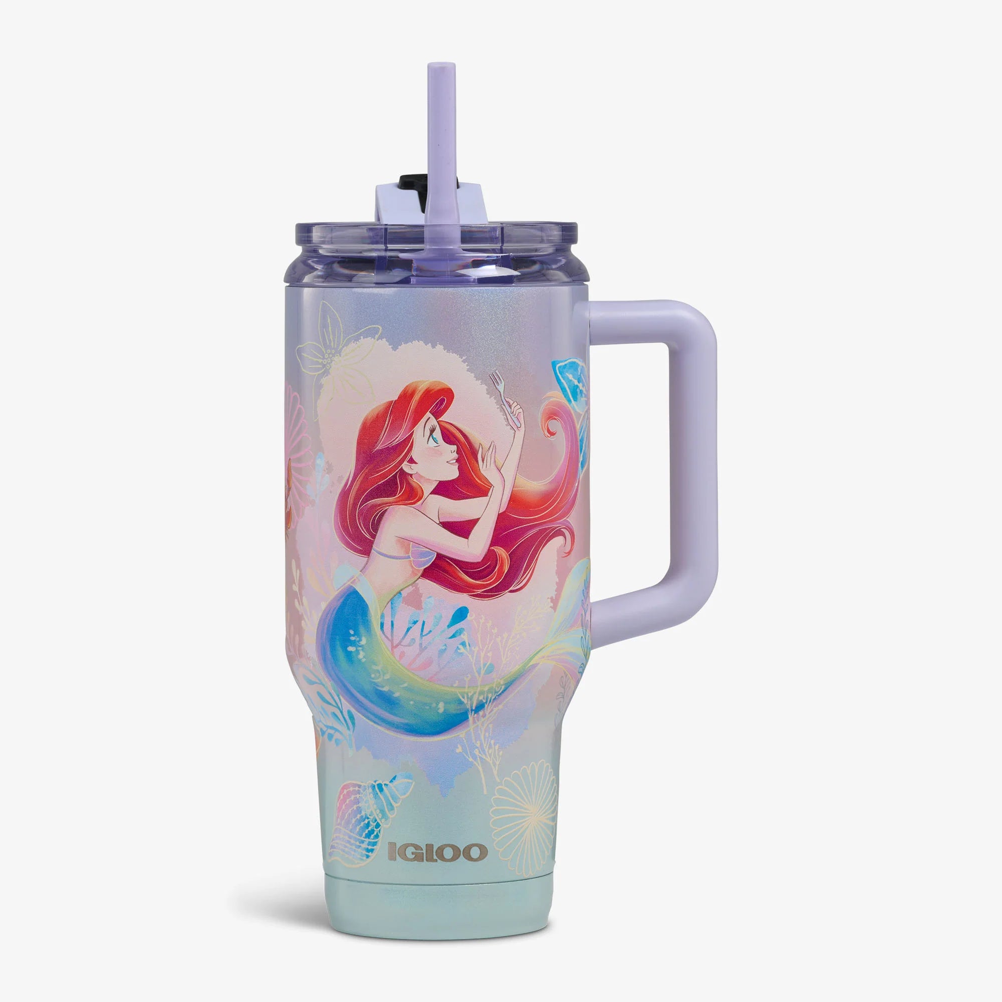 Igloo Camping Cooler Disney The Little Mermaid 32 Oz Travel Mug