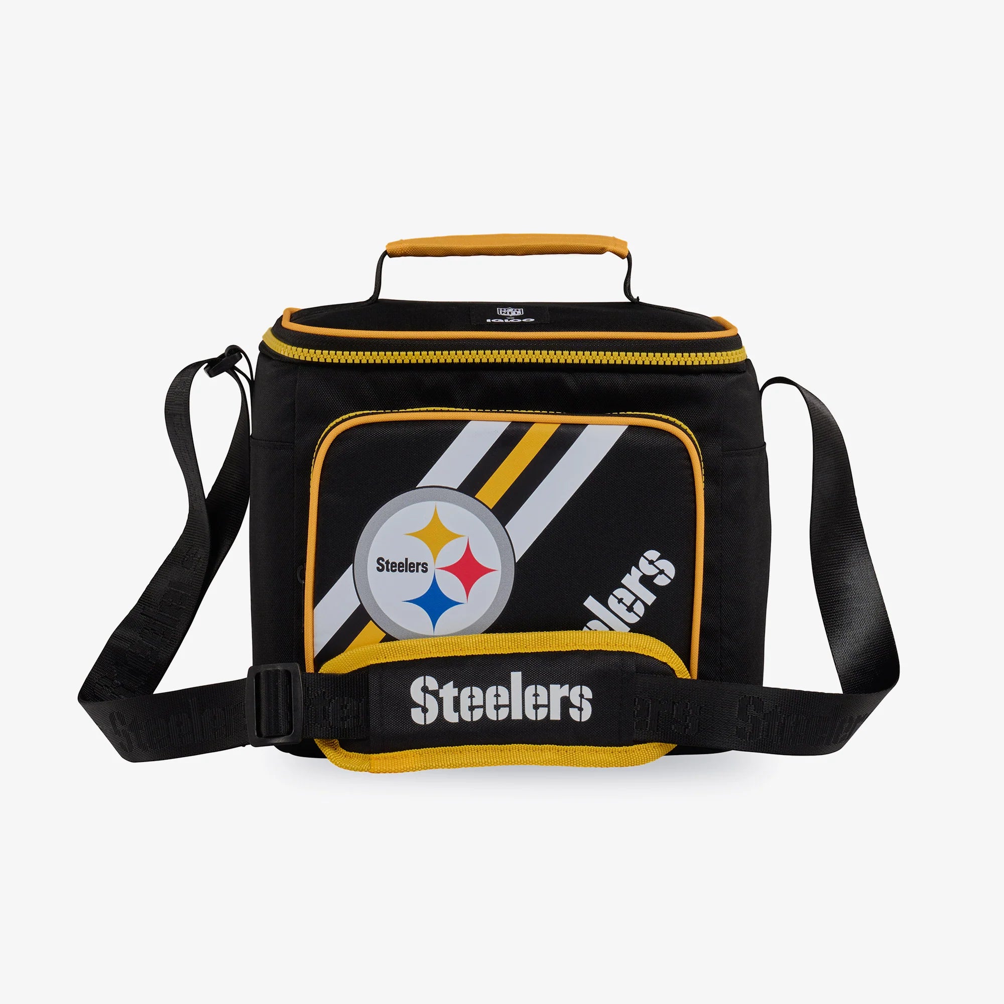 Igloo Camping Cooler Pittsburgh Steelers Square Lunch Cooler Bag