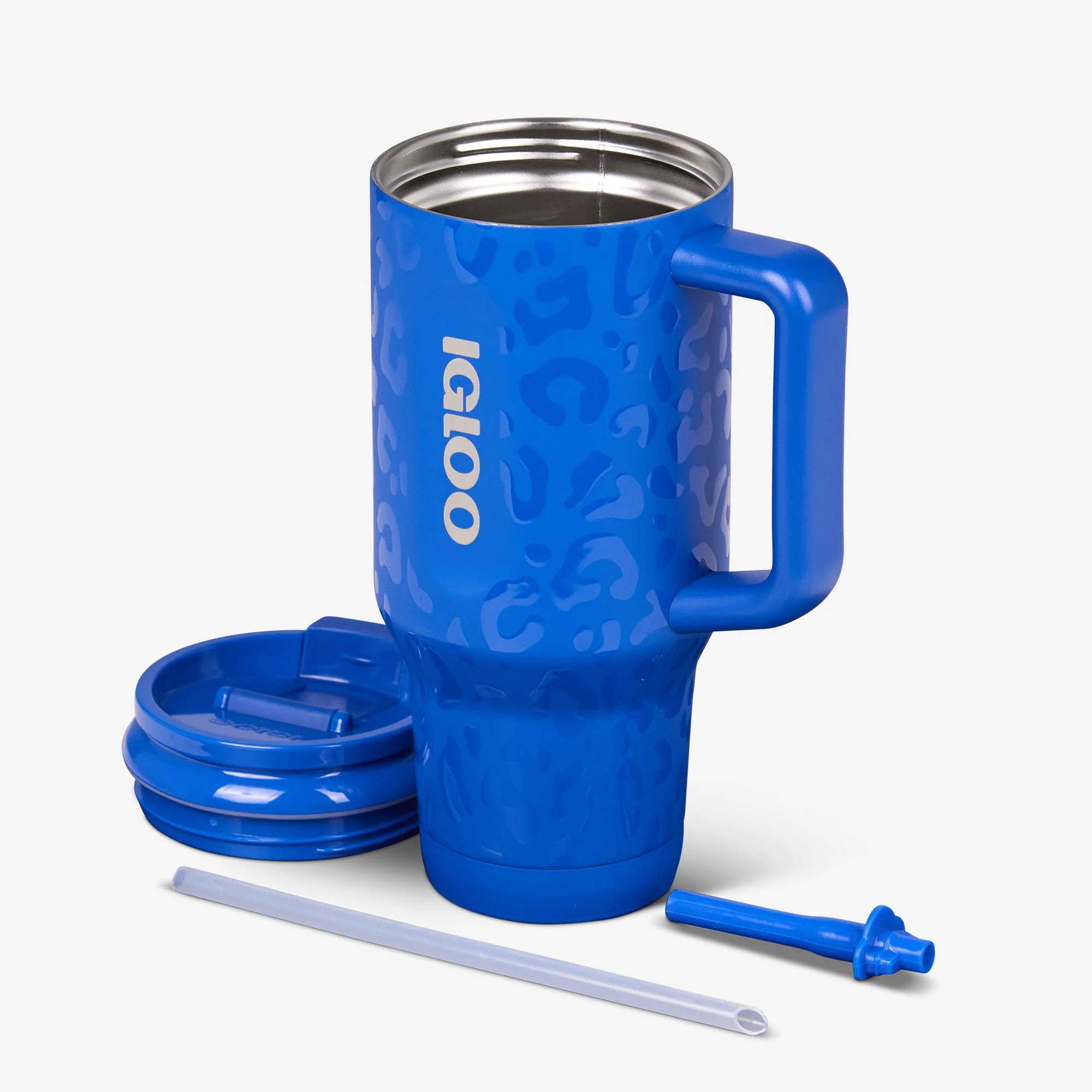 Igloo Camping Cooler NFL 32 Oz Leopard Flip n Sip Travel Mug - Image 29