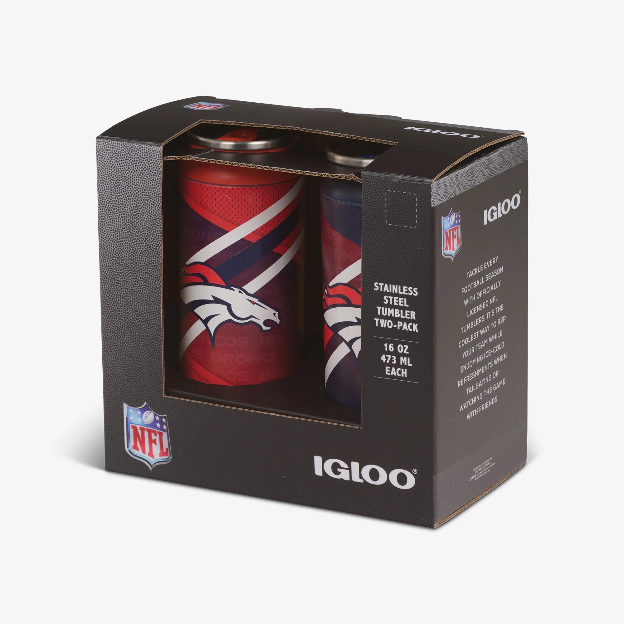 Igloo Camping Cooler Denver Broncos Home & Away 16 Oz Can 2-Pack - Image 5