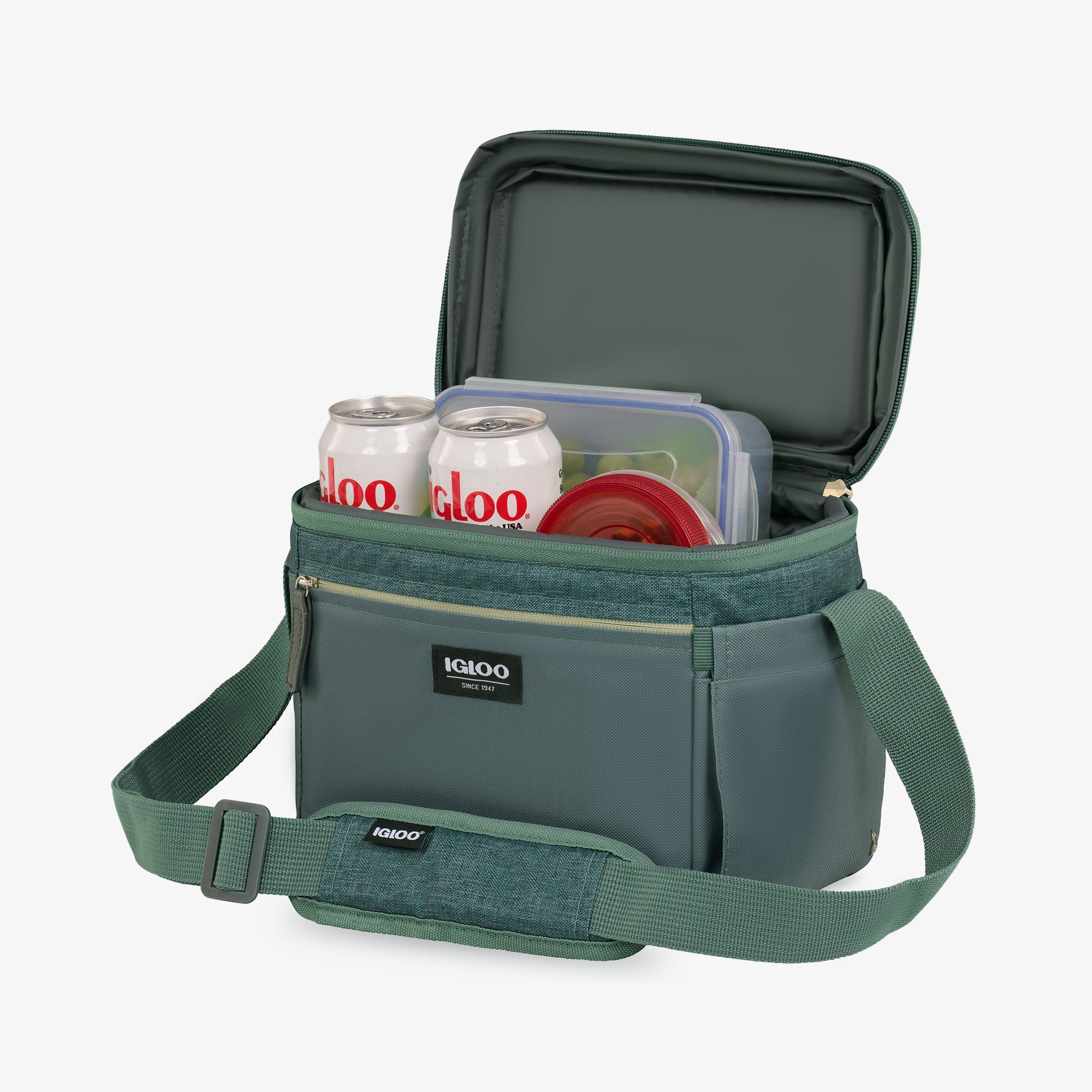 Igloo Camping Cooler Everyday Lunch Rounded Cube Cooler Bag - Image 8