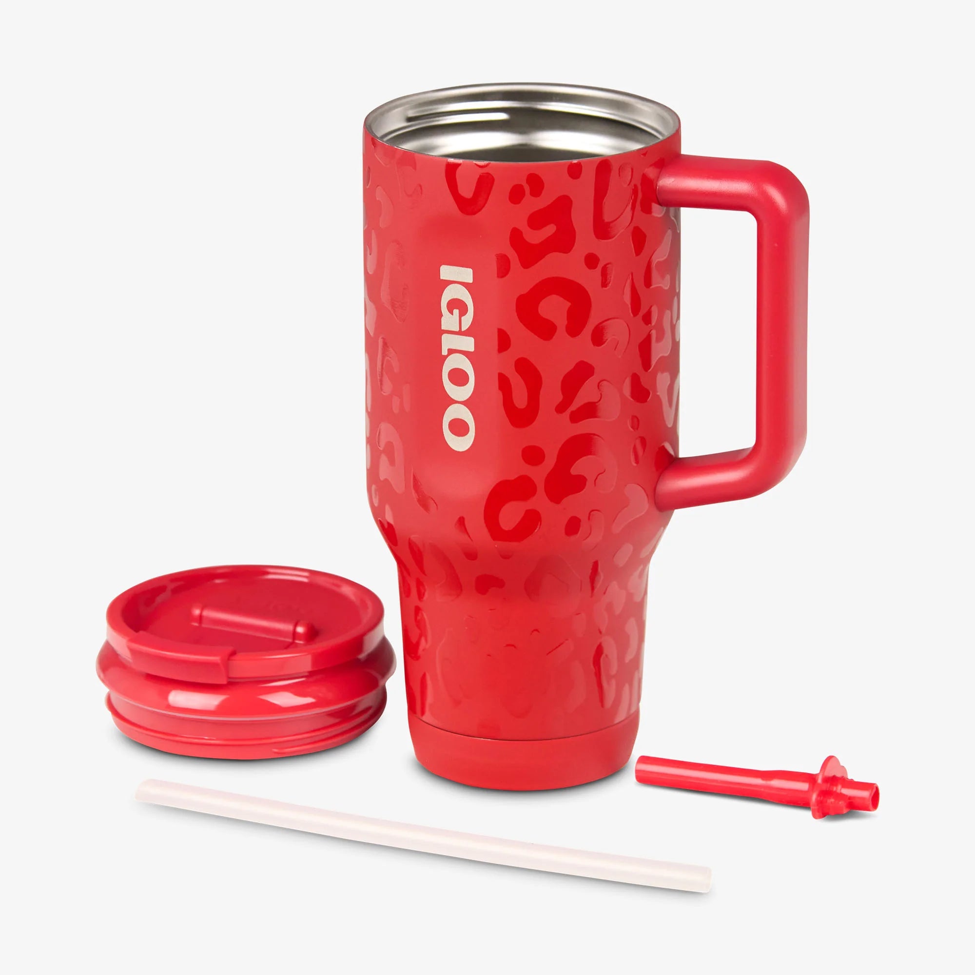 Igloo Camping Cooler NFL 32 Oz Leopard Flip n Sip Travel Mug - Image 33