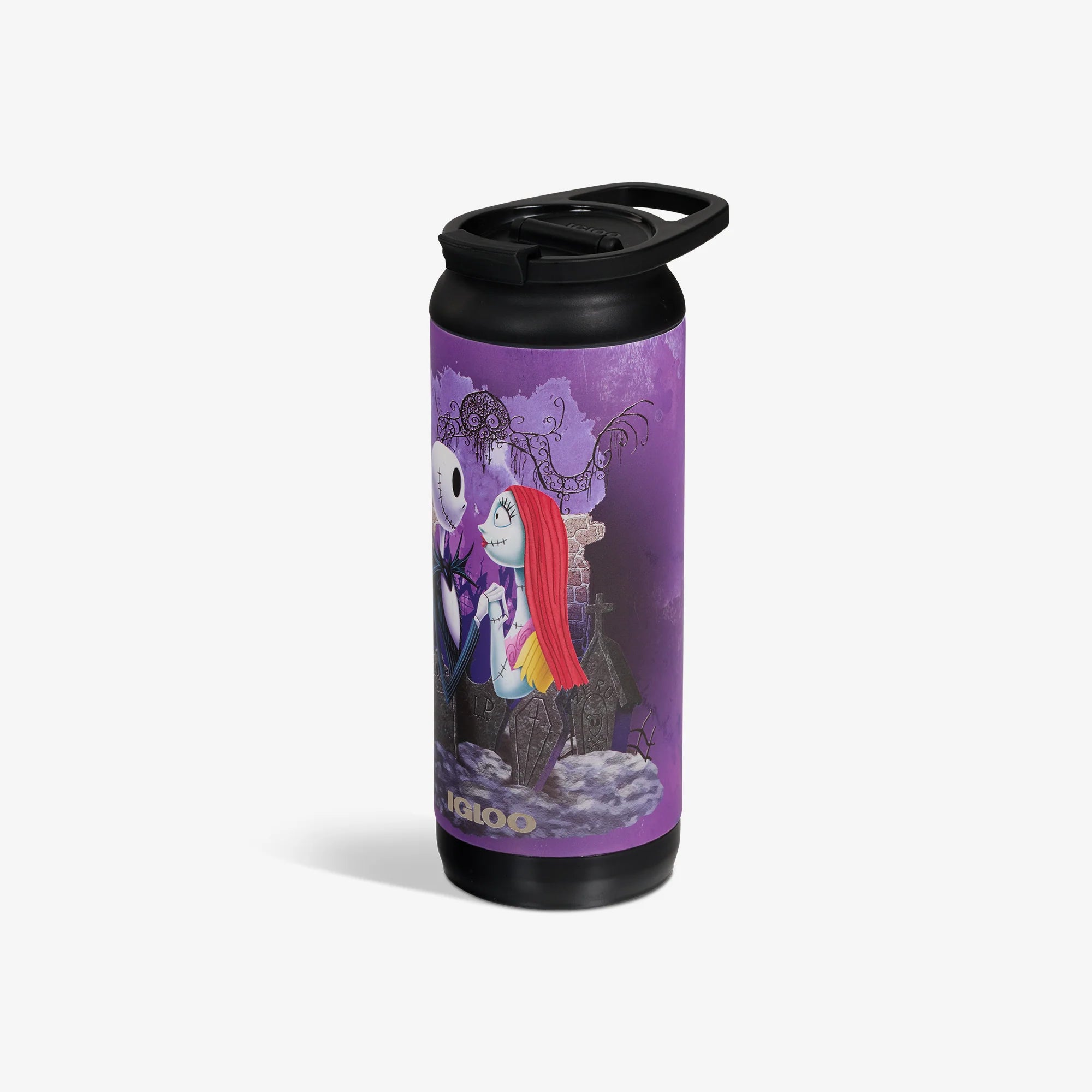 Igloo Camping Cooler Disney Tim Burtons The Nightmare Before Christmas Jack Skellington & Sally 16 Oz Flip n Sip Tumbler - Image 2