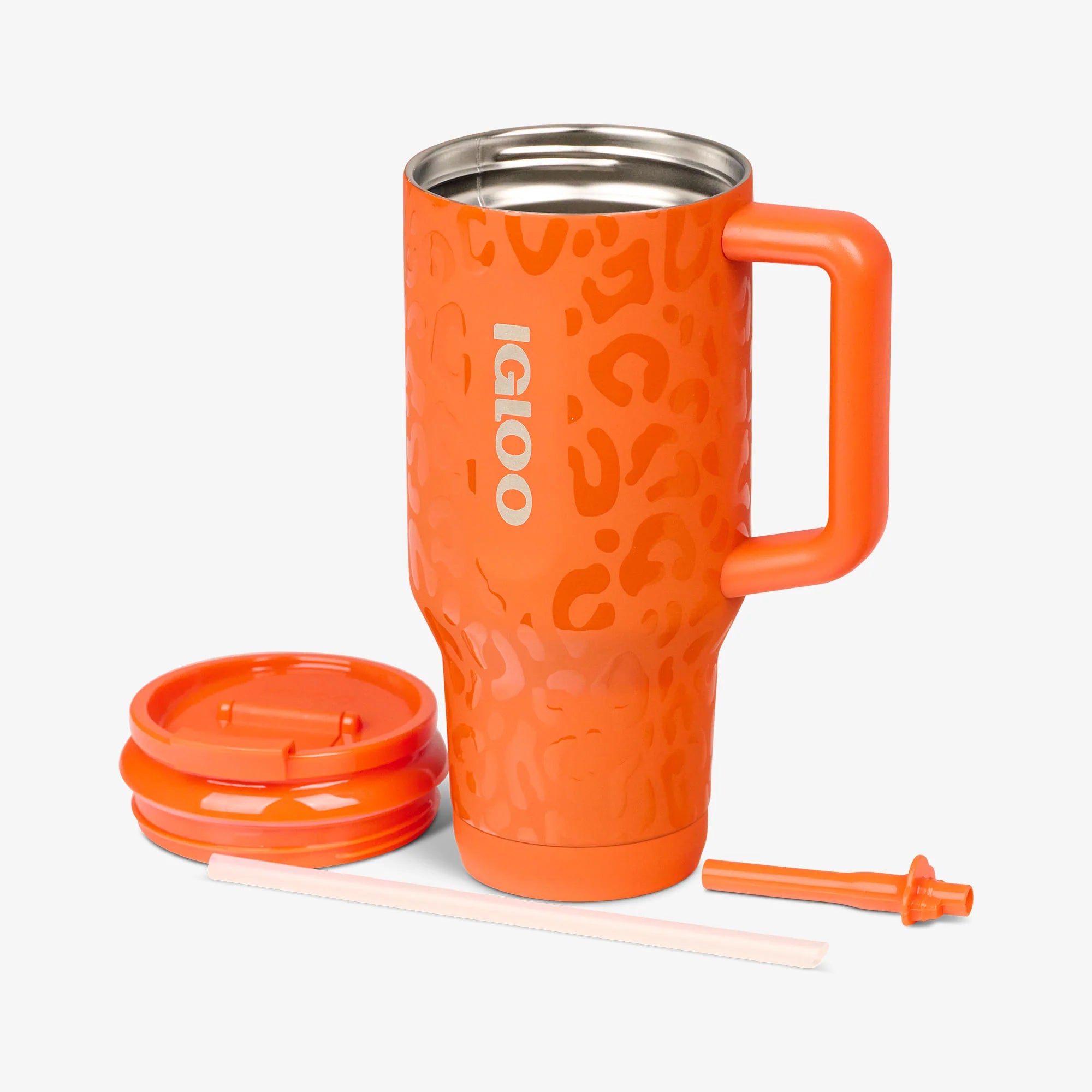 Igloo Camping Cooler NFL 32 Oz Leopard Flip n Sip Travel Mug - Image 59