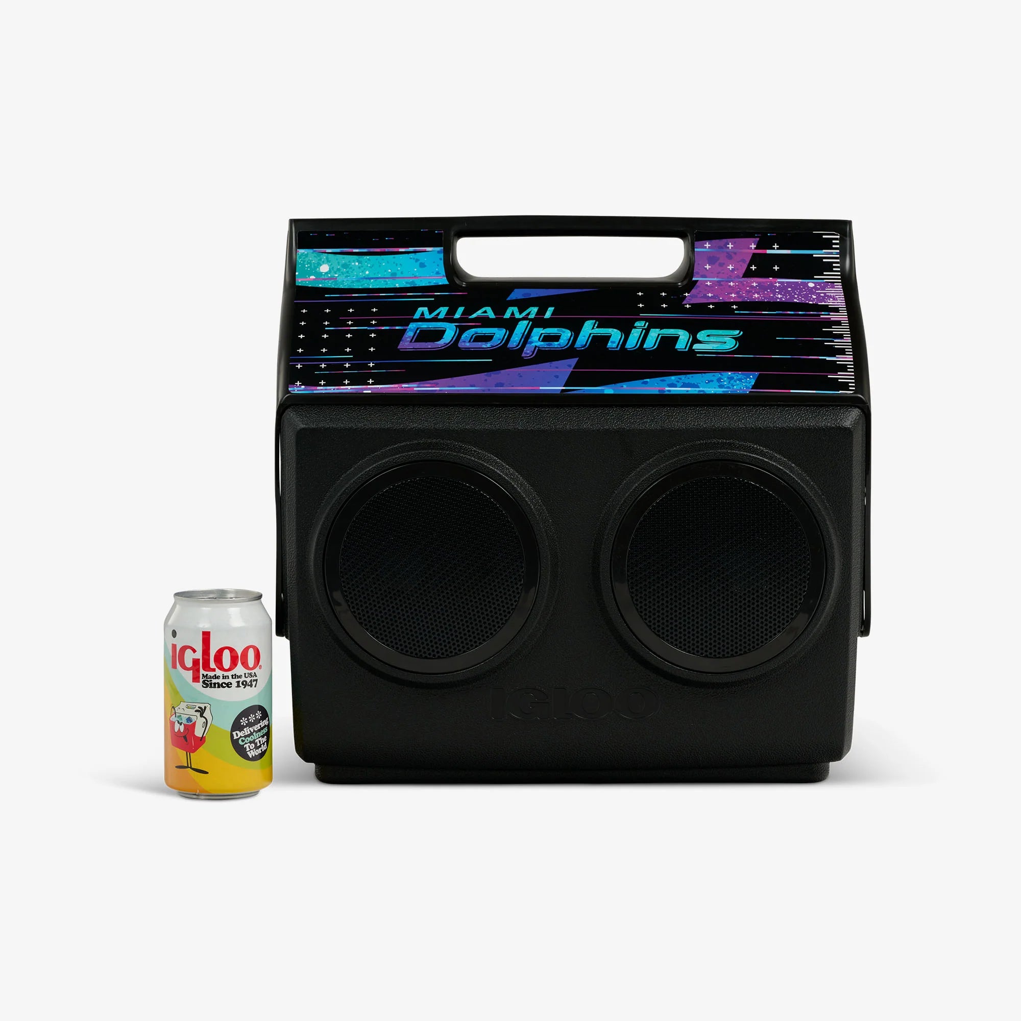 Igloo Camping Cooler NFL Neon Miami Dolphins KoolTunes - Image 7