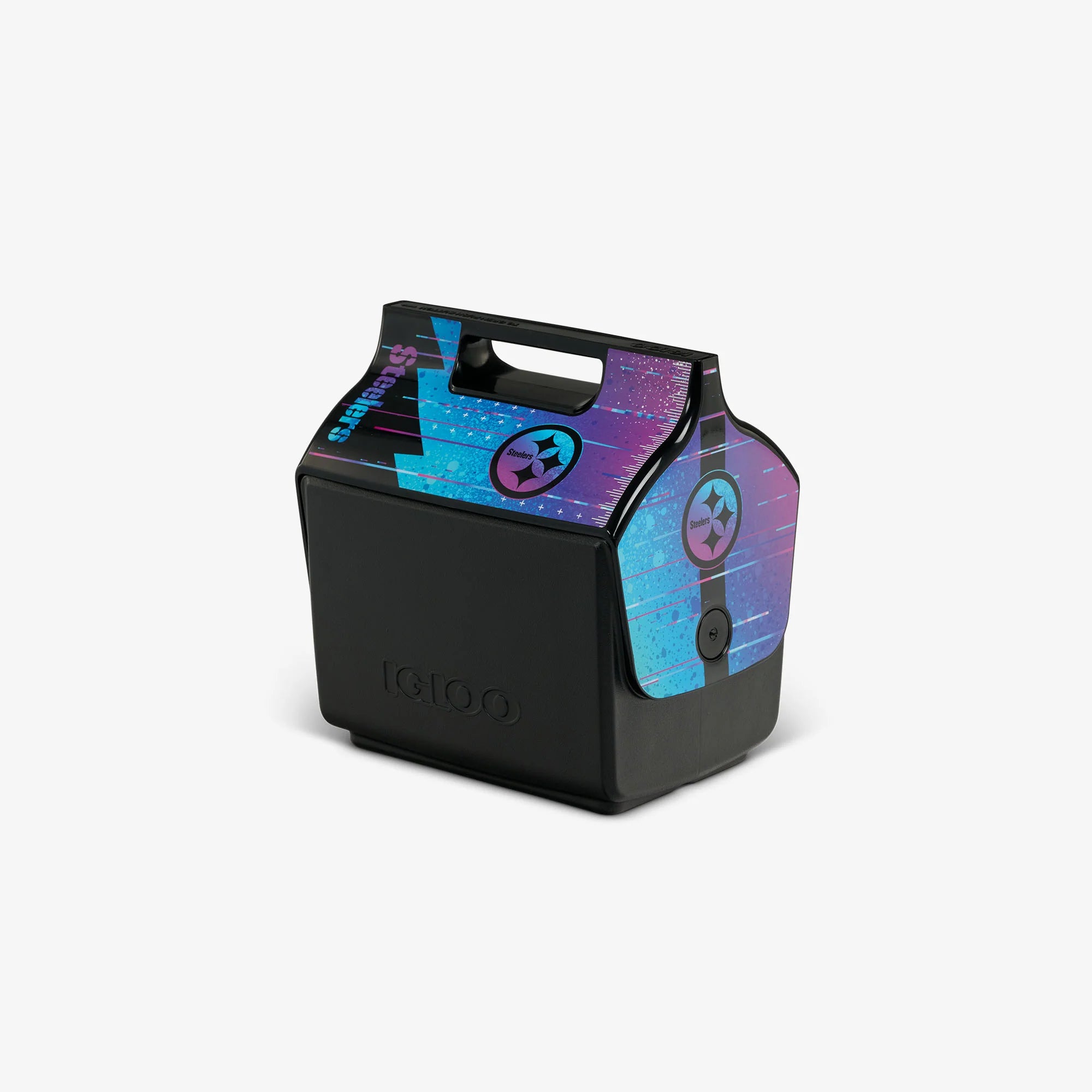 Igloo Camping Cooler NFL Neon Pittsburgh Steelers Little Playmate 7 Qt Cooler - Image 2