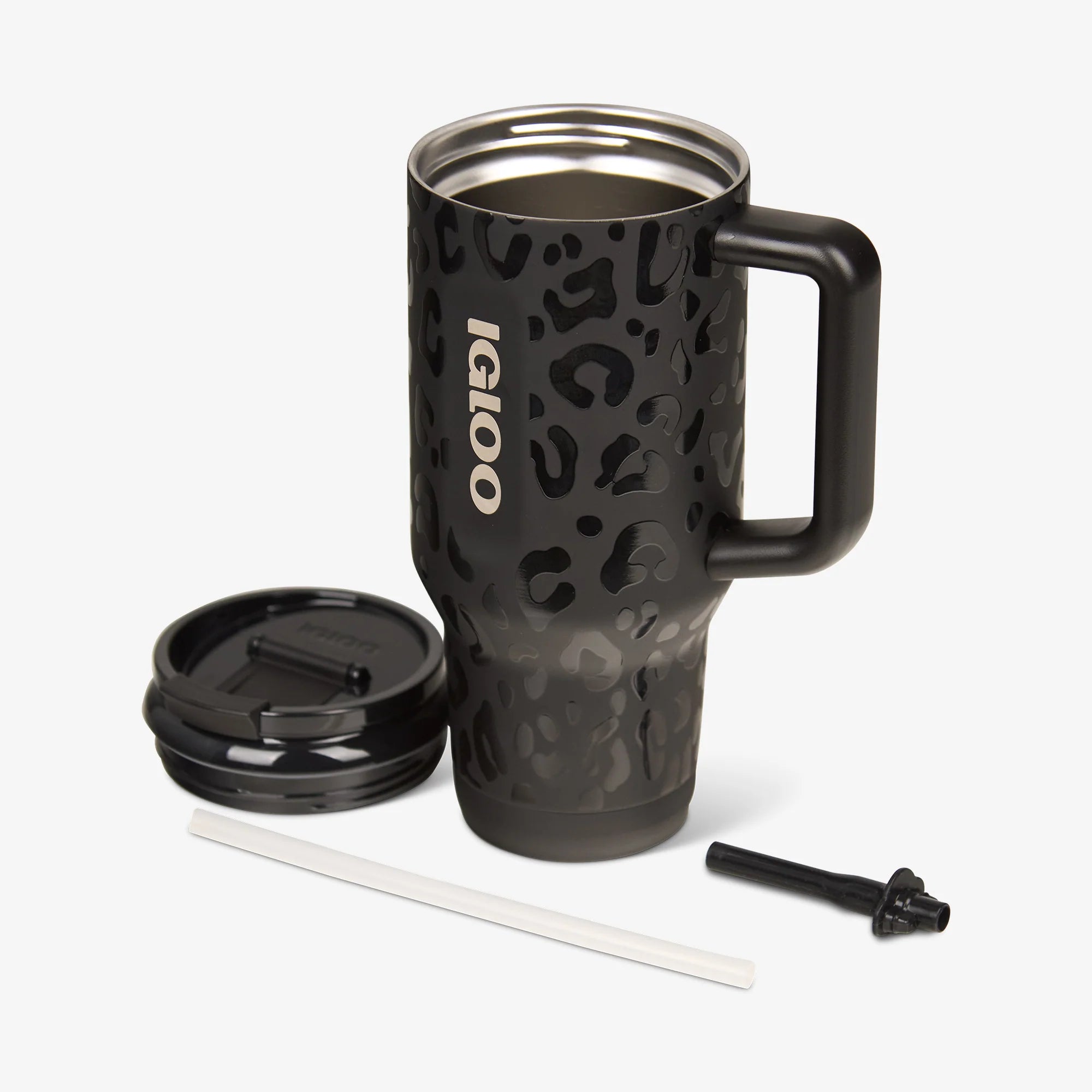 Igloo Camping Cooler NFL 32 Oz Leopard Flip n Sip Travel Mug - Image 21
