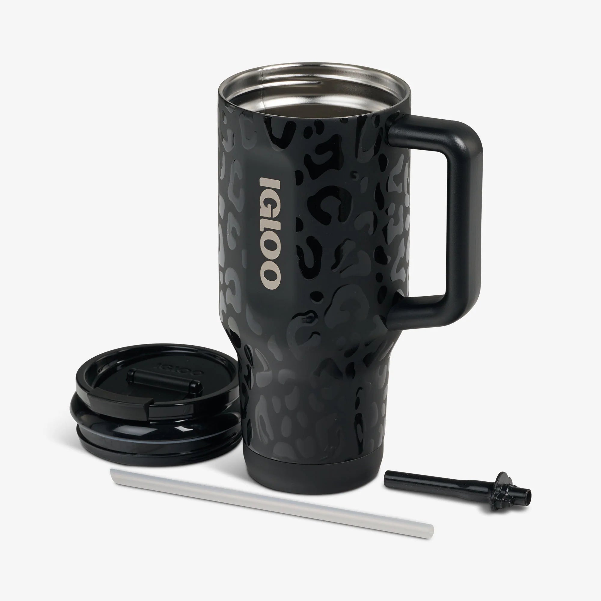 Igloo Camping Cooler NFL 32 Oz Leopard Flip n Sip Travel Mug - Image 67