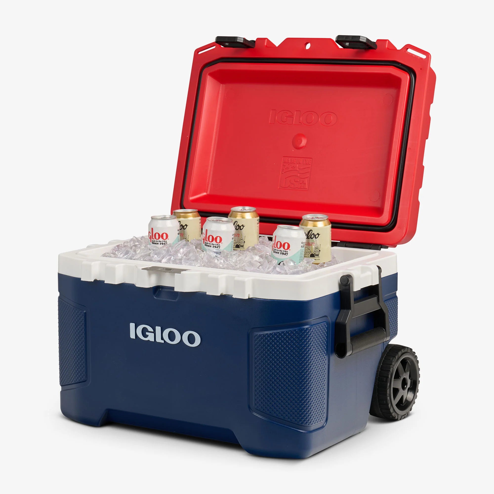 Igloo Camping Cooler Trailmate 52 Qt Roller Cooler - Image 4