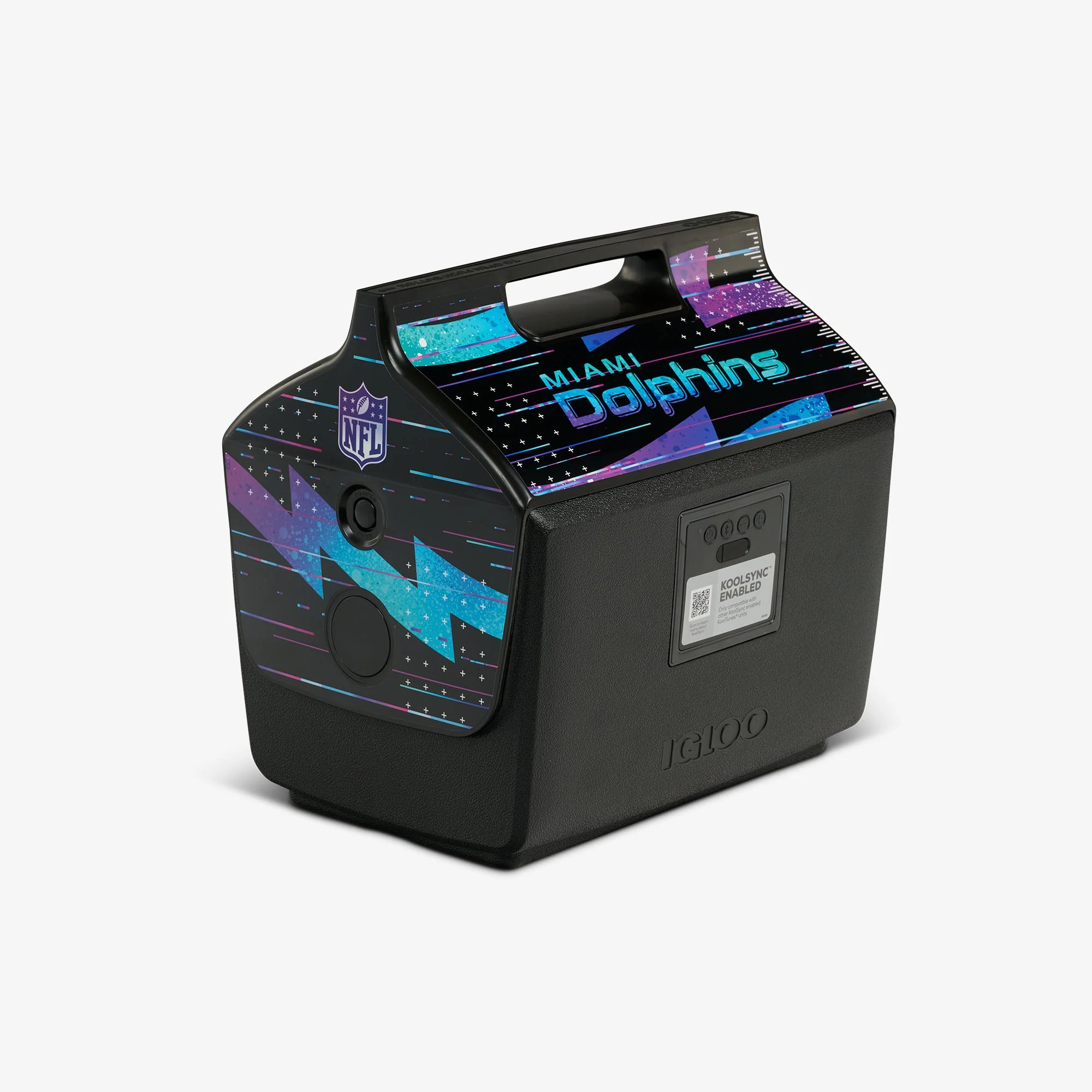 Igloo Camping Cooler NFL Neon Miami Dolphins KoolTunes - Image 5